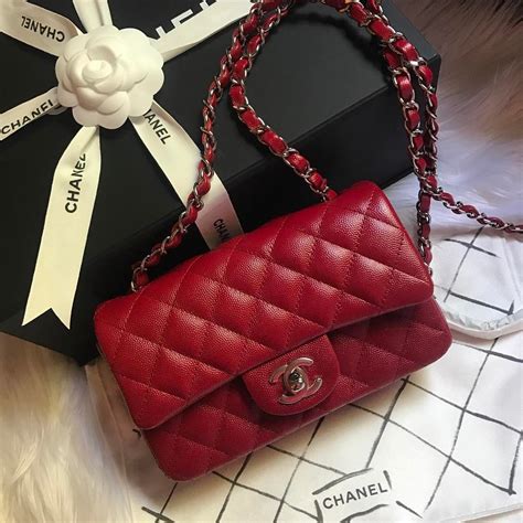 red chanel bag